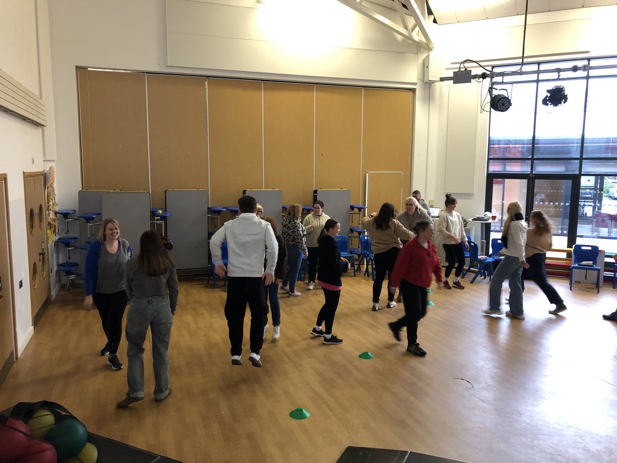 realPE_Mark's tweet photo. I was delighted to welcome back staff from @YsgolTreganna with some #realPE training today to support them to deliver fantastic outcomes in PE for their children. @Create_Dev https://t.co/ZxUR1KvV61