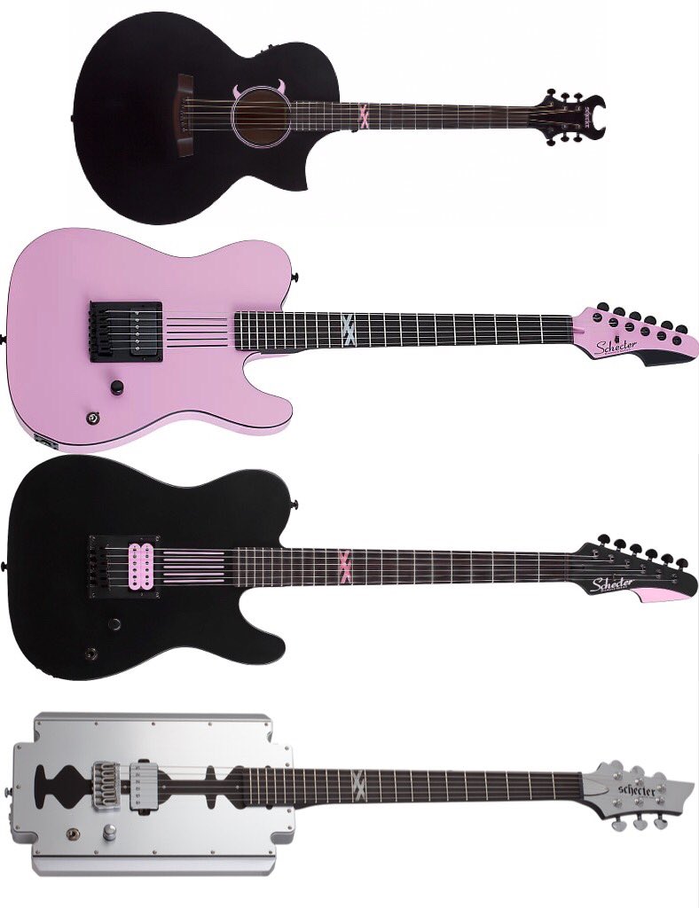 MACHINE GUN KELLY SIGNATURE GUITARS ARE SO COOL !!