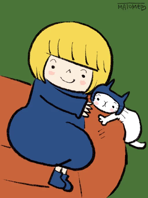止まらない想い。            #絵 #イラスト #猫 #ネコ #Cat