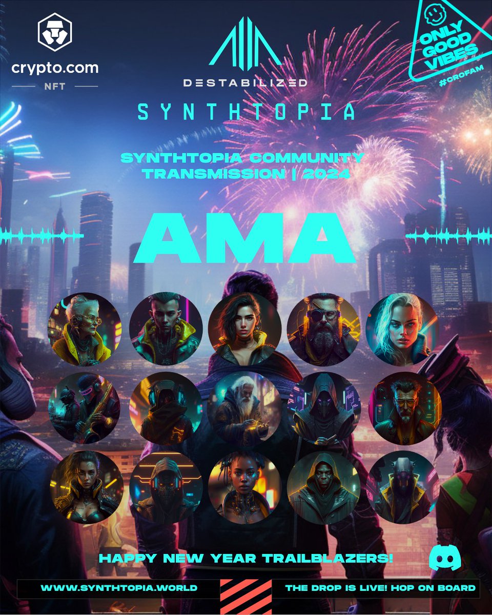 🎉 Happy New Year, #Trailblazers! As we edge closer to our drop date, the excitement is building!

🎙 Get ready for the first AMA of the New Year LIVE TOMORROW at 12PM EST. Time to fasten our seatbelts for another intergalactic community transmission.

🏆 GIVEAWAY ALERT 🏆
Win an