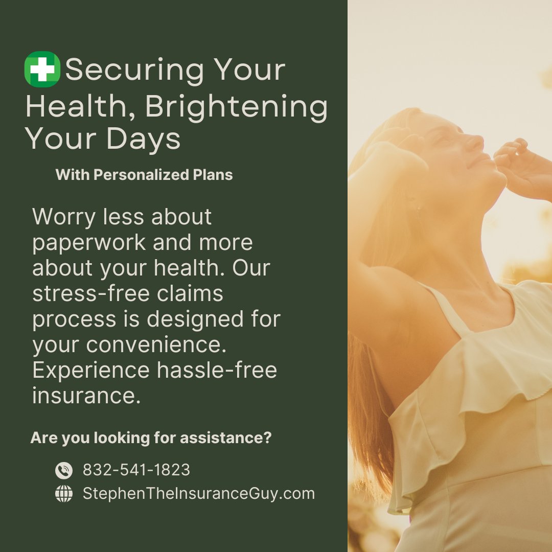 Stephentheinsu1's tweet image. Every individual is unique, and so are their health insurance needs. Let's find a plan that fits you perfectly. Personalized coverage is just a call away. #PersonalizedCoverage #YourPlanYourWay
