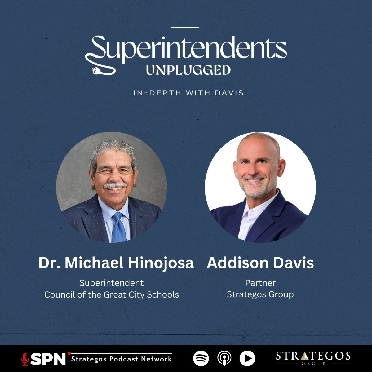 🎙️ Don't miss my latest #SuperIntendentsUnplugged #podcast episode Dr. @Michael Hinojosa!   🎧 Listen here: player.captivate.fm/episode/f2dc35…   I enjoyed speaking with Dr. Hinojosa, former #Dallas Independent School District #superintendent, 27 years of experience with such great insight.