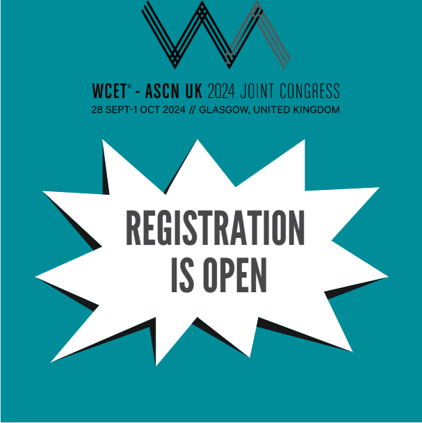 📢 Attention, everyone! 📢 🌟 Registration is officially OPEN for our the WCET® - ASCN UK Joint Congress! 🌟 🔥 Secure your spot now and take advantage of our SUPER EARLY BIRD rate! 🔥 Register today to reserve your seat and save big! 🎉 wcet-ascnuk2024.com/registration-i…