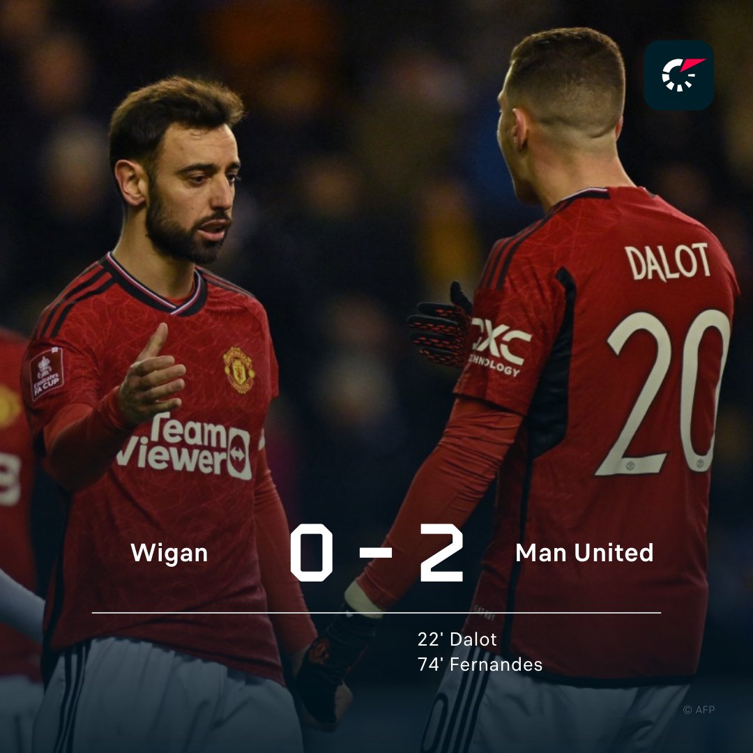 FlashscoreRO's tweet photo. #ManchesterUnited ratează mult dar merge mai departe în #FACup. https://t.co/y2M9AqkI2w