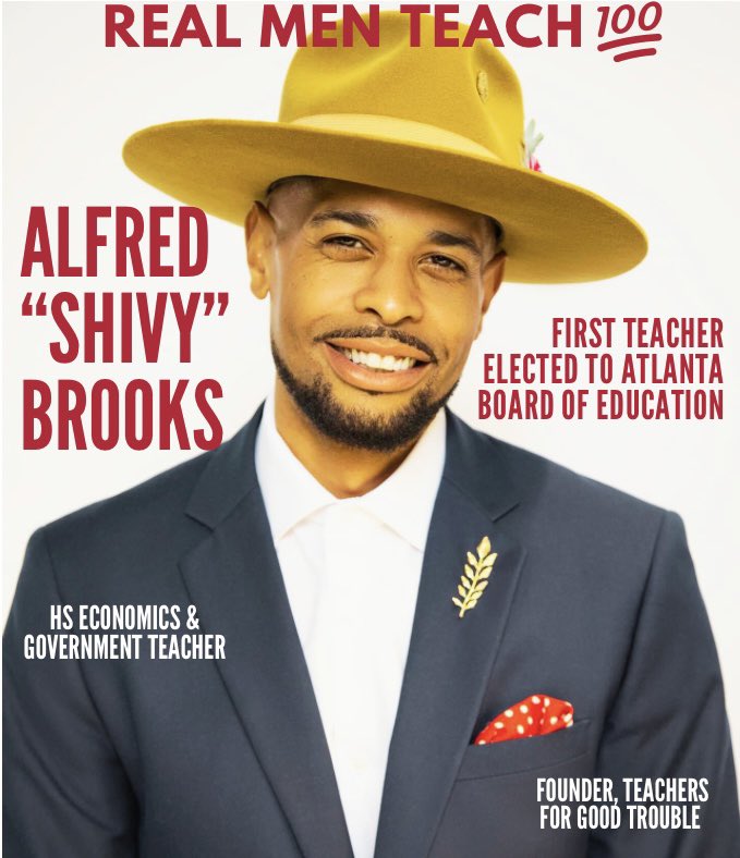 Real Men Teach (@realmenteach2) on Twitter photo Congratulations to Alfred Shivy Brooks on his inauguration as At-Large Member of the Board of Education of Atlanta Public Schools. 👨🏽🎓🧑🏽🎓
Board Member Brooks made history as the first current teacher elected to board!
Take it from me, School Boards Matter! <a href="/CallMeShivy/">Alfred Shivy Brooks</a> <a href="/apsupdate/">ATL Public Schools</a> Congratulations to Alfred Shivy Brooks on his inauguration as At-Large Member of the Board of Education of Atlanta Public Schools. 👨🏽🎓🧑🏽🎓
Board Member Brooks made history as the first current teacher elected to board!
Take it from me, School Boards Matter! <a href="/CallMeShivy/">Alfred Shivy Brooks</a> <a href="/apsupdate/">ATL Public Schools</a>