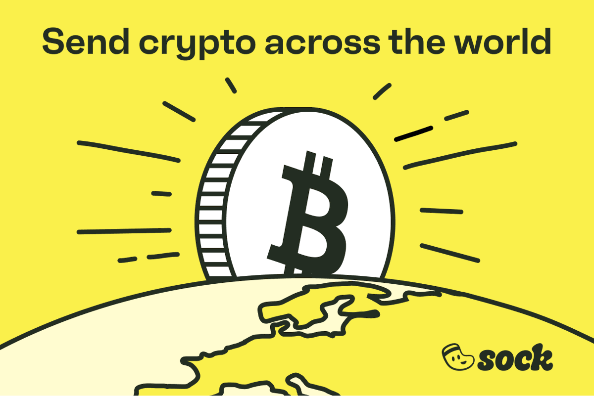 SockFinance's tweet photo. We're incredibly excited to share that Sock is now available in 40+ countries and currencies, AND now with $BTC Bitcoin! We've continued to deliver the safety and simplicity you've come to know and love Sock for. Countries list below 👇 #Bitcoin https://t.co/IyINk8rTiG
