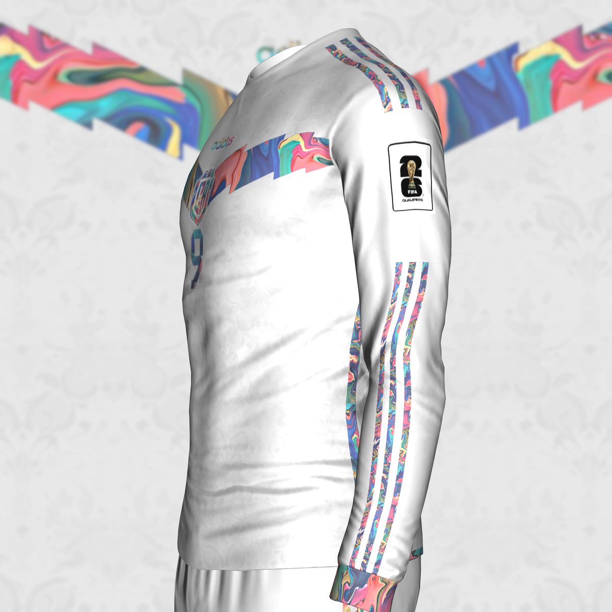 Costa Rica x Adidas Away 2024 
"biodiversity"