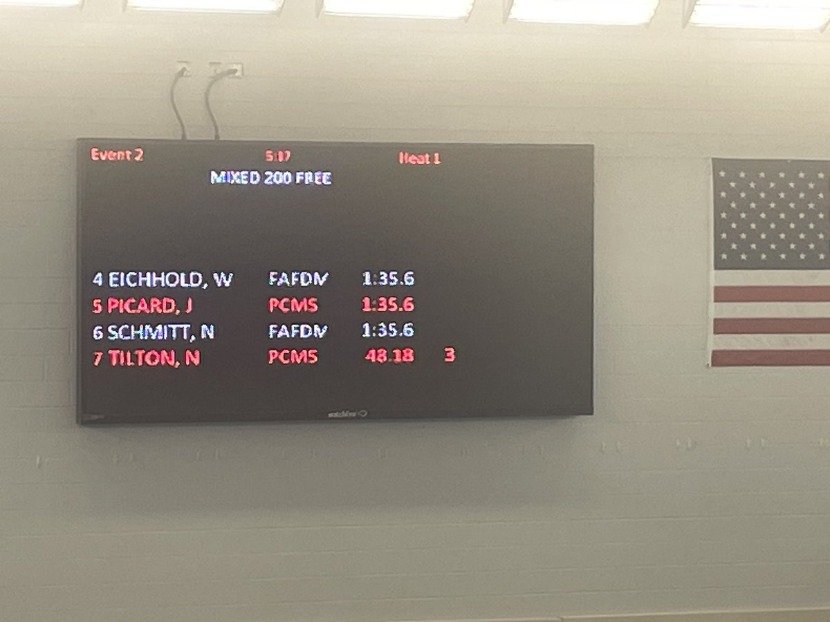 PCMS Swim Mixed 200 Free