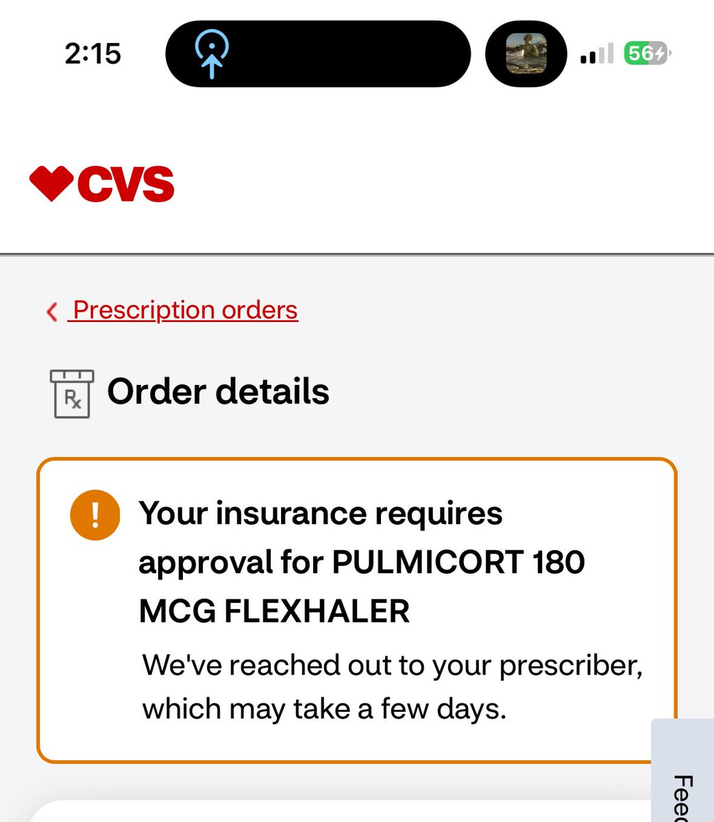 codecruiser's tweet image. How am I supposed to get better if I have to wait a few days for a steroid inhaler?!?! ⁦@cvspharmacy⁩ ⁦@Cigna⁩