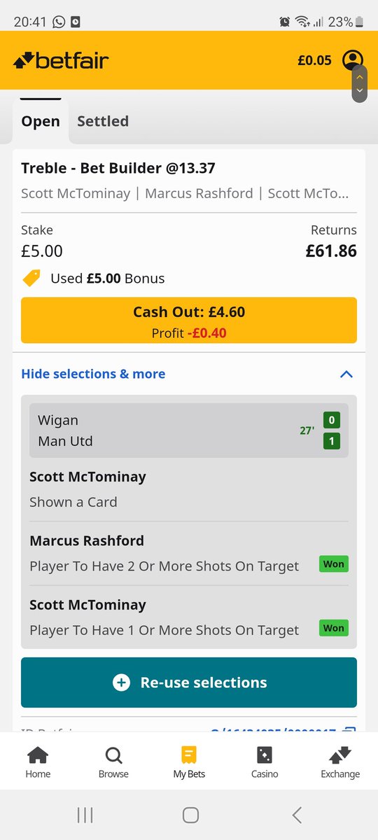 Danjamesvxr's tweet photo. @BadManBetting Yes I just needed mctominay ! https://t.co/abdWPwmCf4