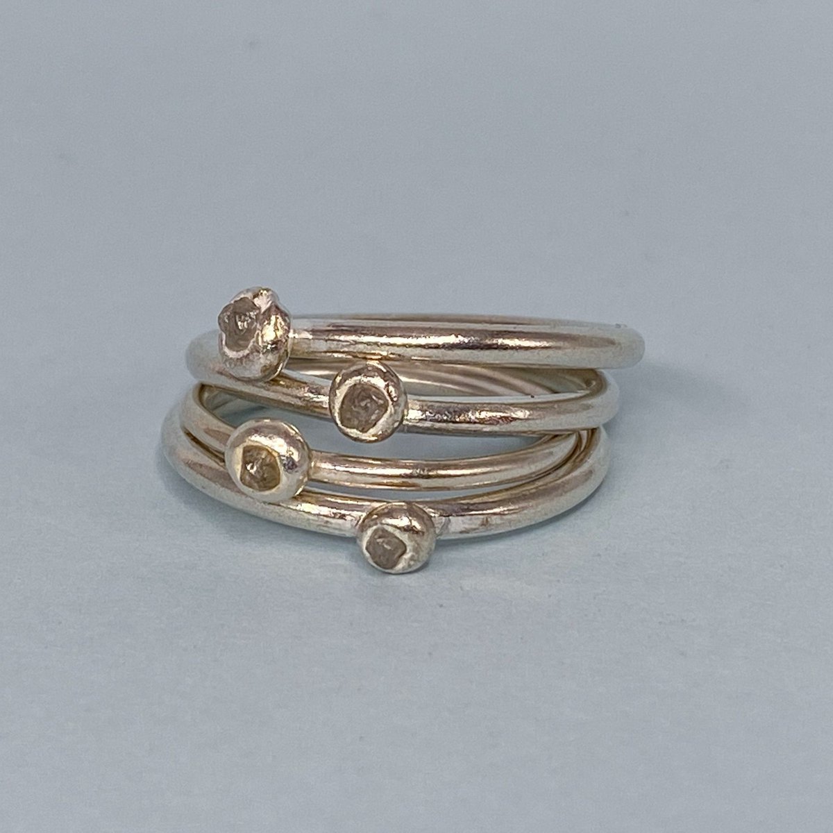 Raw Diamond Stacking Ring tuppu.net/bf07ec6 ##UKGiftHour #MHHSBD #bizbubble #inbizhour #UKHashtags #HandmadeHour #shopsmall #giftideas #RingStack