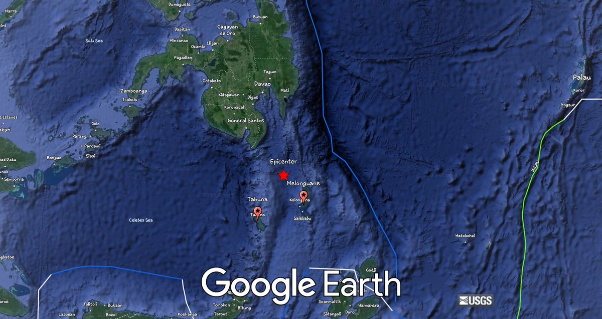 #Philippines/#Filipinas🇵🇭: A powerful #earthquake of magnitude Mww=6.7, was registered at 100KM SE of #Sarangani, province of #DavaoOccidental. Depth: 68 KM. More info:on.doi.gov/3RRY1hb Did you feel this earthquake?, Tell us! #EQVT,#lindol,#gempa,#sismo,#temblor,#terremoto.