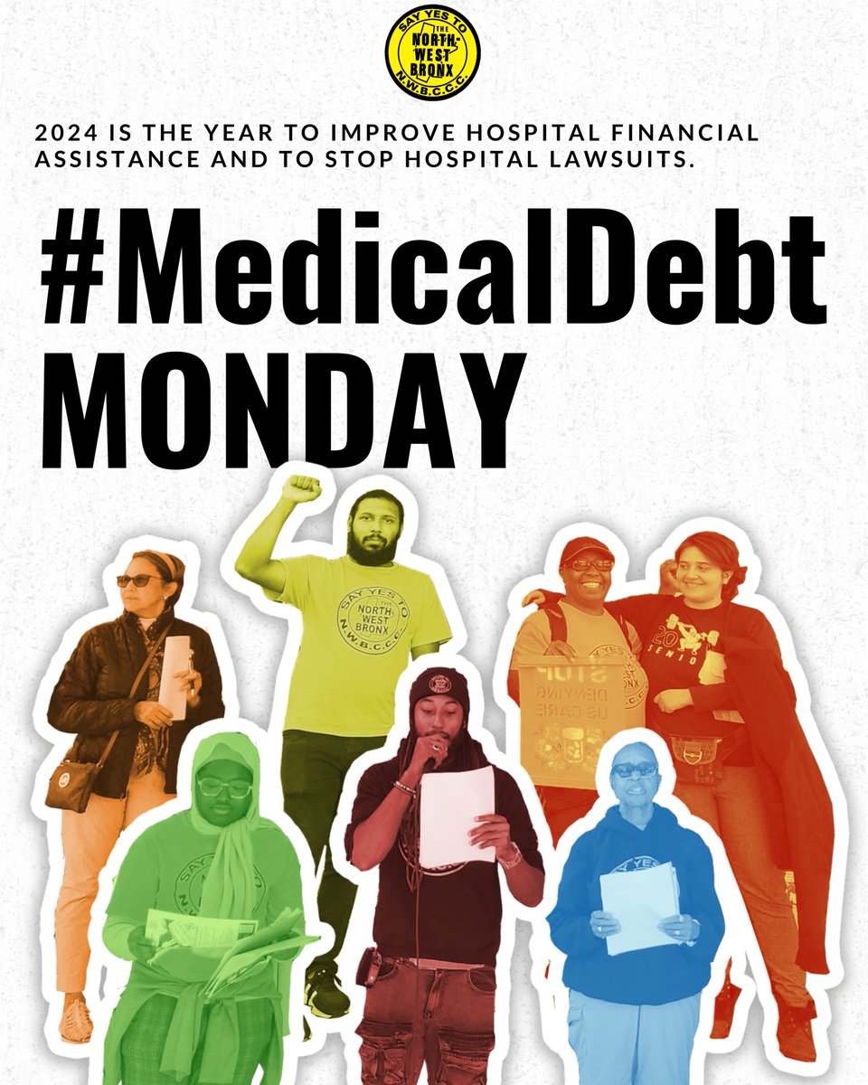 Over half of US adults have debt from medical or dental bills and most medical debt is the result of hospitalization. Ounce of Prevention expands access to hospital financial assistance. Let’s pass it in 2024! #MedicalDebtMonday @GovKathyHochul @amypaulin @NYSenatorRivera