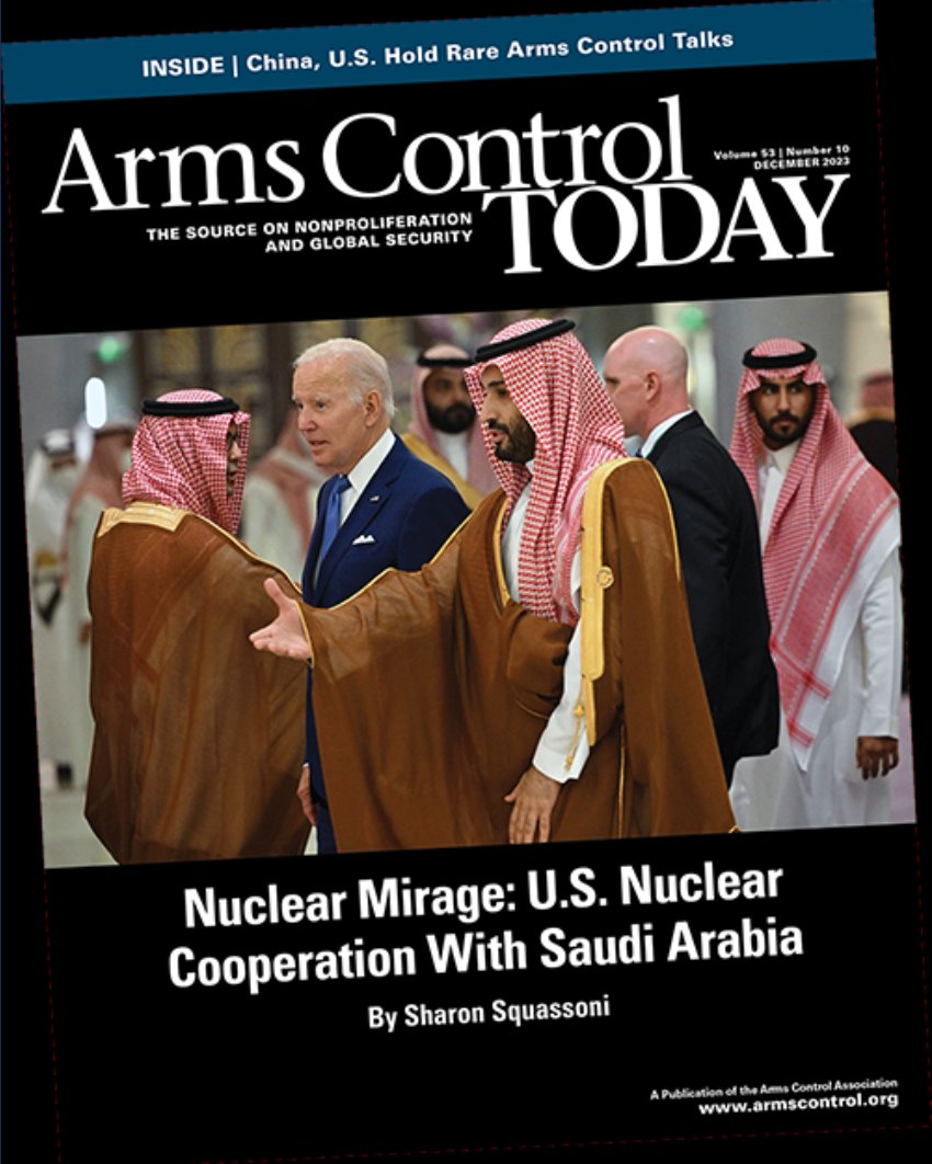 The United States often has promised nuclear cooperation to allies for far fewer returns than it discussed with Saudi Arabia, but never with such high proliferation risks, writes @SquassoniSharon in her article in the December issue of #ArmsControlToday armscontrol.org/act/2023-12/fe…