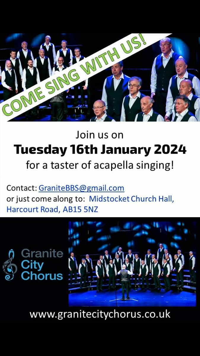 Feel better, make new friends and learn a new skill - what's not to like? 😁😎 Come along Tuesday 16th January to see if give #singing a try 🎶