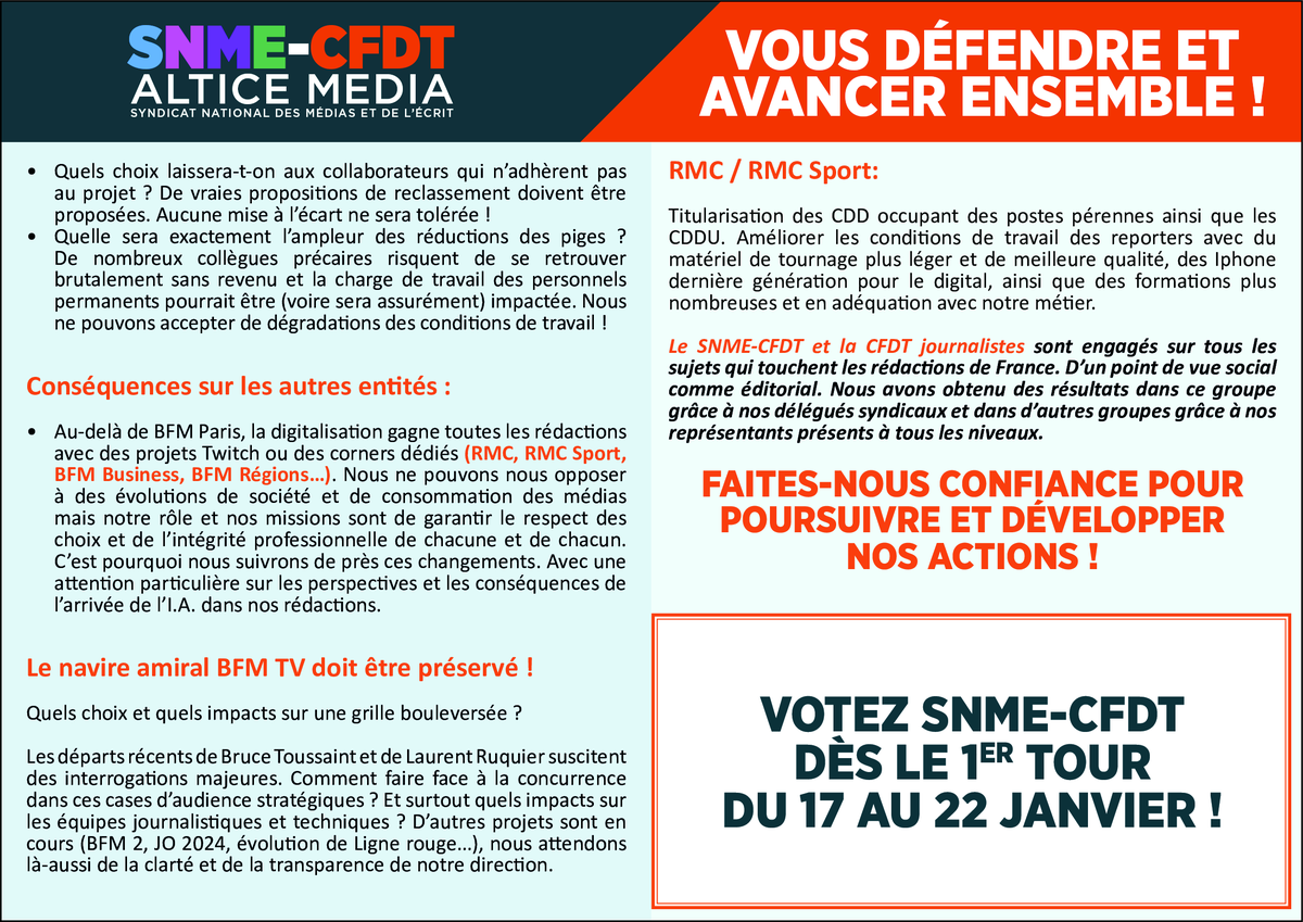 Pour défendre nos rédactions ! p2