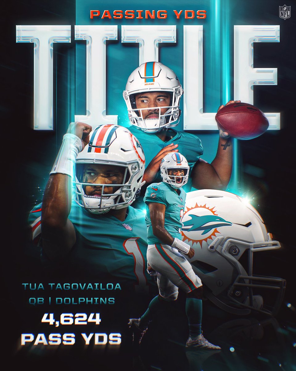 NFL's tweet photo. .@Tua takes home the passing 👑 https://t.co/voSag57Osw