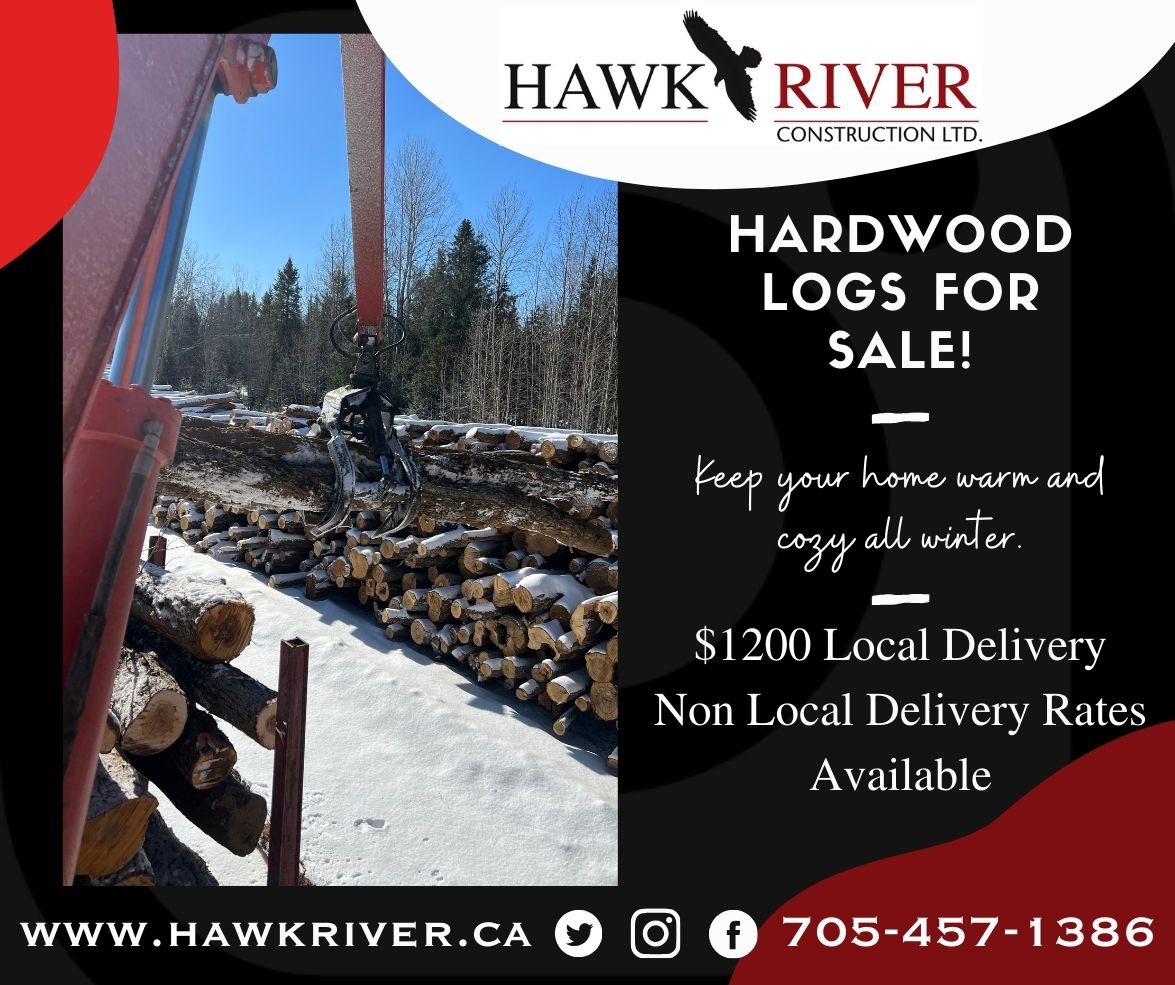 Hardwood logs for sale! #firewood #hardwood #hardwoodlogs #haliburtoncounty #surroundingarea #pleaseshare