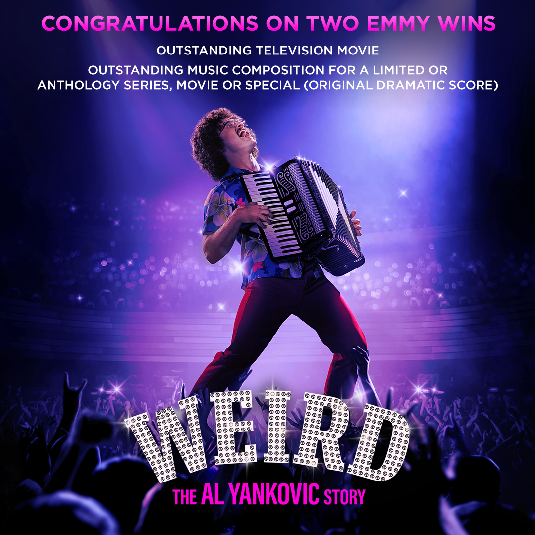 Congratulations to the team behind #WEIRDTheAlYankovicStory on its 2 Creative Arts Emmy wins!