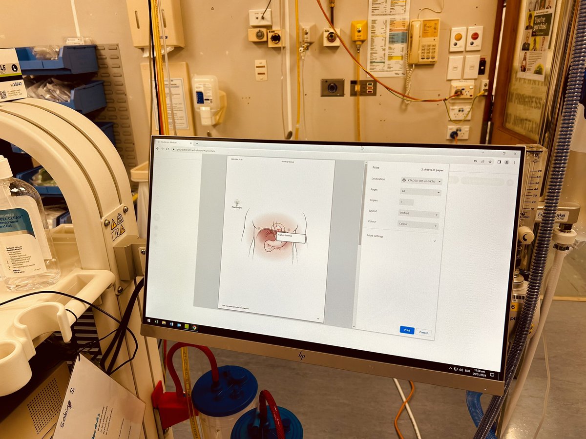 postscriptmed's tweet image. Gastroscopy with throat spray. Explanation of reflux oesophagitis and hiatus hernia immediately after procedure with print out provided. Happy and educated patient!