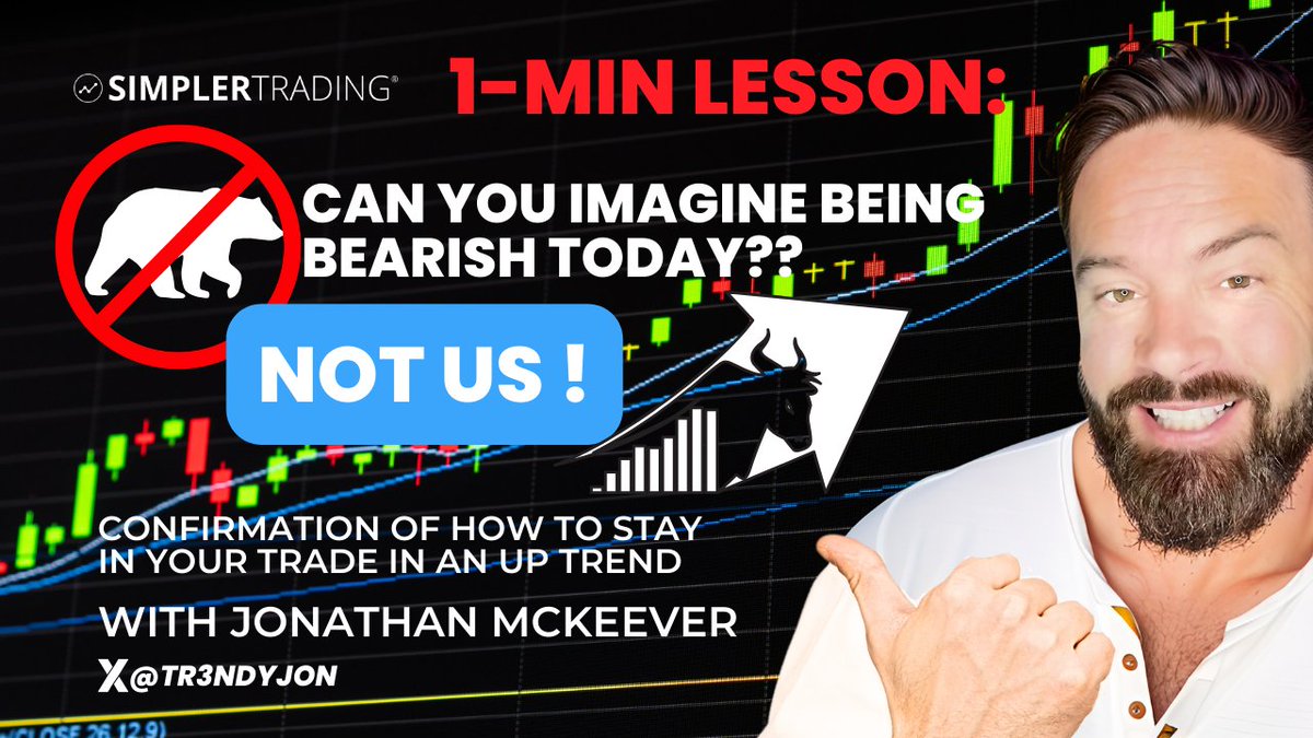 Why it was important not to be bearish today!
Can you imagine being bearish toady? Not us !! #bullmarket 

youtube.com/shorts/TMAMezb…

Conformation of how to stay in your trade in an up trend. 

#ES_F #NQ_F   Coached our team to the top and that's what pumps me up...The fact that