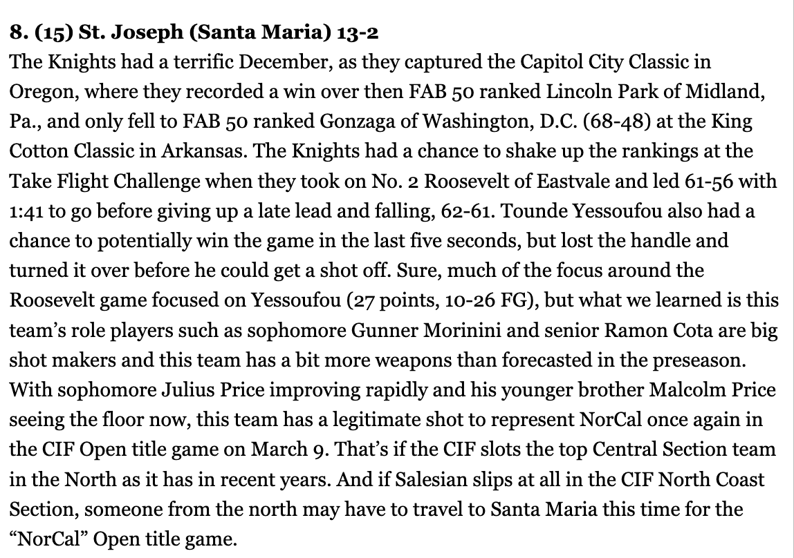 St. Joseph Hoops tweet media