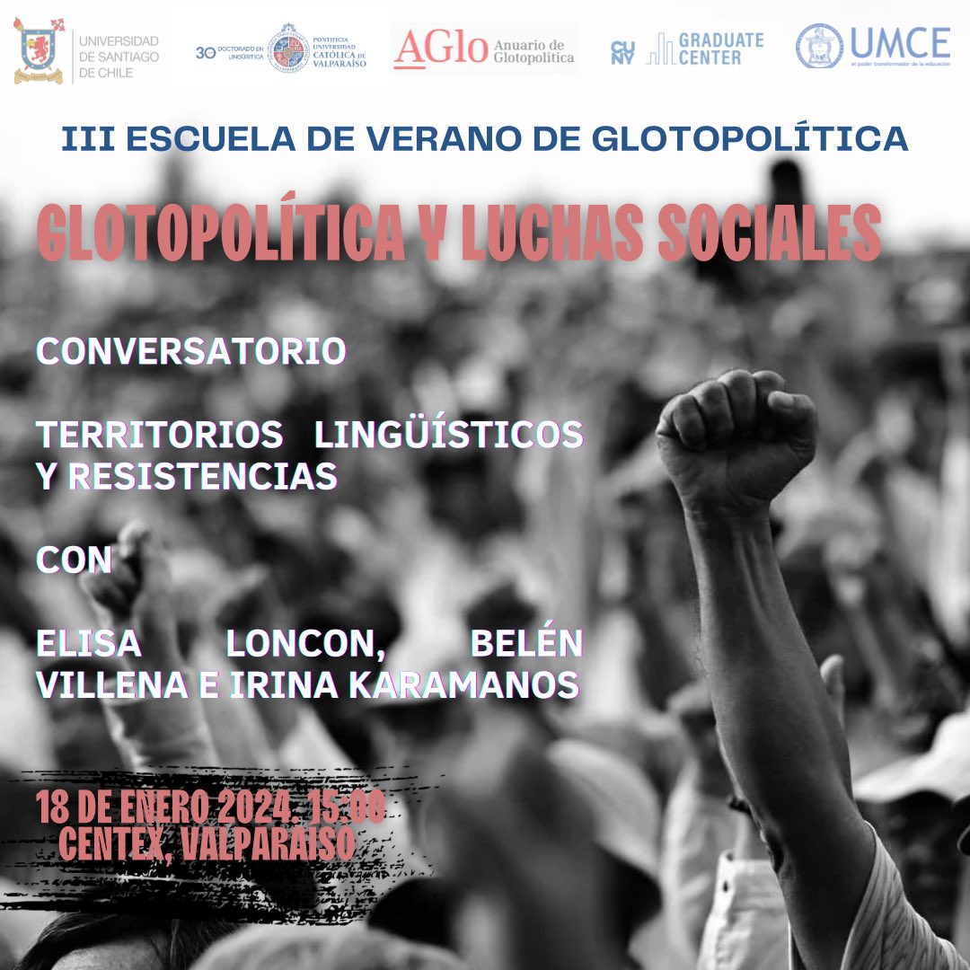 Tenemos programa! Más Información e inscripciones:
ilcl.ucv.cl/tercera-escuel…