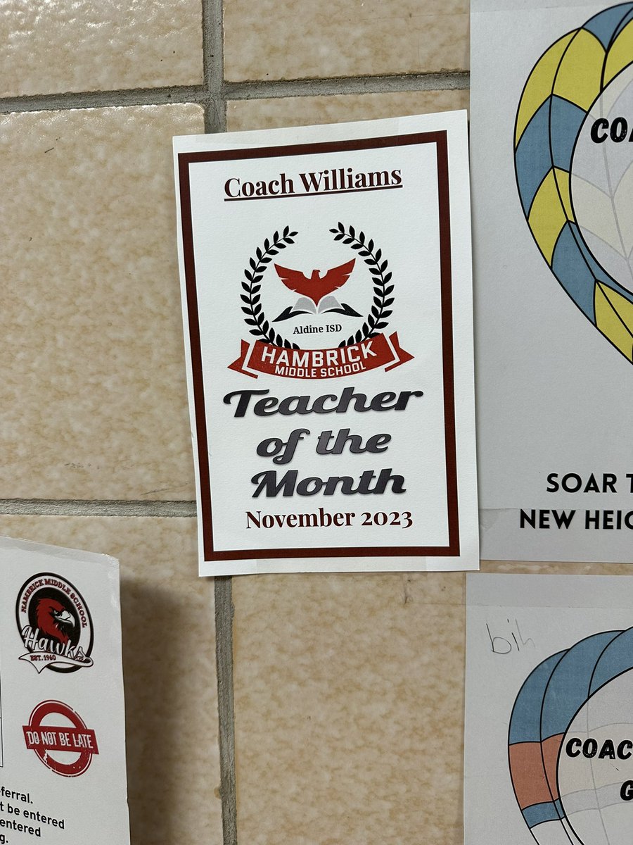 TheCoachMWilli1's tweet photo. November Teacher of the Month 🎊✨😊 https://t.co/FUqePuw3ic