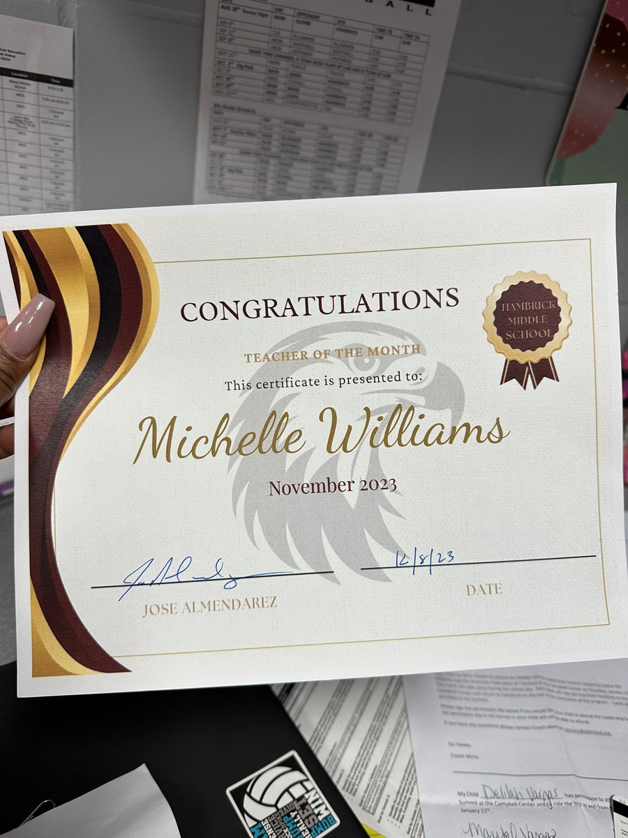 TheCoachMWilli1's tweet photo. November Teacher of the Month 🎊✨😊 https://t.co/FUqePuw3ic