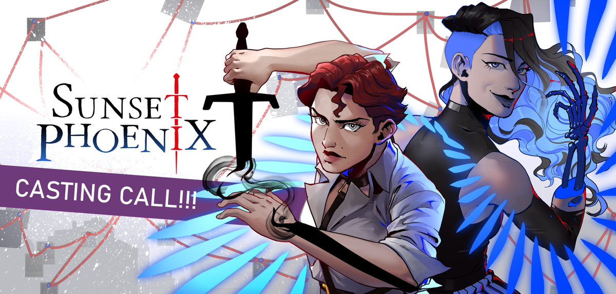 NeverDraws's tweet photo. 📢PAID VOICE OVER CASTING CALL📢

I'm making a trailer for my comic Sunset Phoenix and am looking for voices for Valentine and Emilia!
More info can be found in the replies

💙s &amp;🔁s appreciated!
#castingcall #voiceactor https://t.co/zMWlFEY2t9