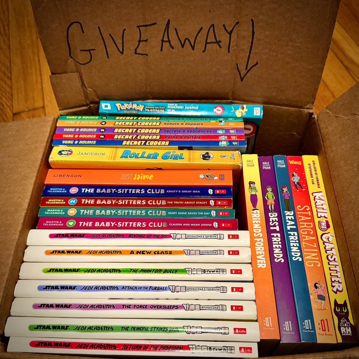 Teachers, librarians, educators, parents, & readers! Time for another #giveaway! I need to find these 24 graphic novels a new home! Follow, ❤️, & RT/QT orComment+Tag a friend to enter for a chance to add these great books 📚 to your collection! Winner selected 1/14.