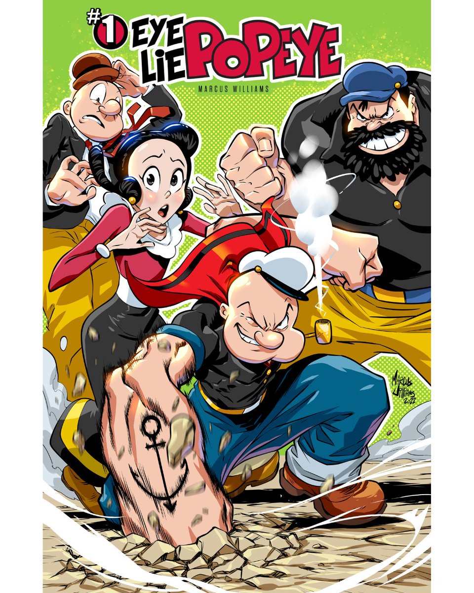 I couldn't be more excited. WE ARE PUBLISHING THE ICONIC POPEYE!! Get Eye Lie Popeye #1 for FREE at your local comic book shop on May 4th, 2024 at FREE COMIC BOOK DAY! 🥳