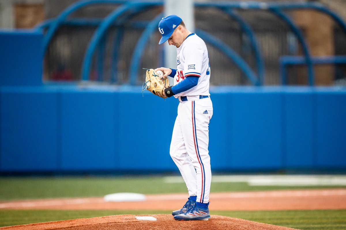 Who is returning in 2024? Let’s start here ⬇️ 🔹 Appeared in 24 games 🔹 Tied for the second most strikeouts on the team (54) 🔹 His 12.68 SO/9 innings led the team #RockChalk x @kolbydougan17