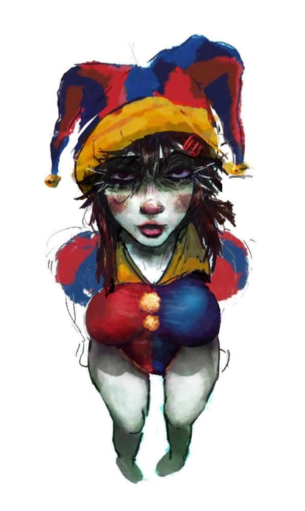 Fkng_HOTTcheeto's tweet photo. Another WIP, changed a little, I couldn't resist turning her into Kobeni  #chainsawman #TheAmazingDigitalCircus #nsfart #digitalart https://t.co/fK4Rbd2slX