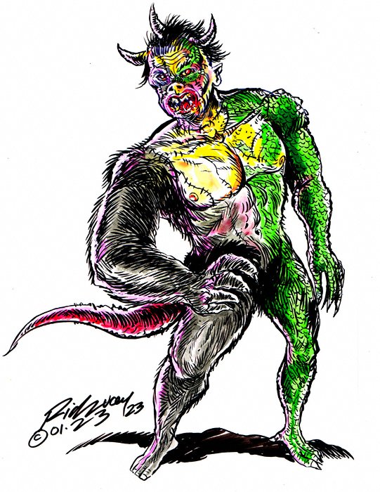 Thedocbot's tweet photo. #MondayMonster sort of day and past drawings still #ForSale 8.5x11 on slick paper. $20 plus postage to your area! Chills! #monsters #monsterart #painting #MonsterMonday #artforsale #originalart #draw #horror #HorrorCommunity #drawrick #artforsalebyartist #colorinkdrawing https://t.co/T7ZSVdMcGa