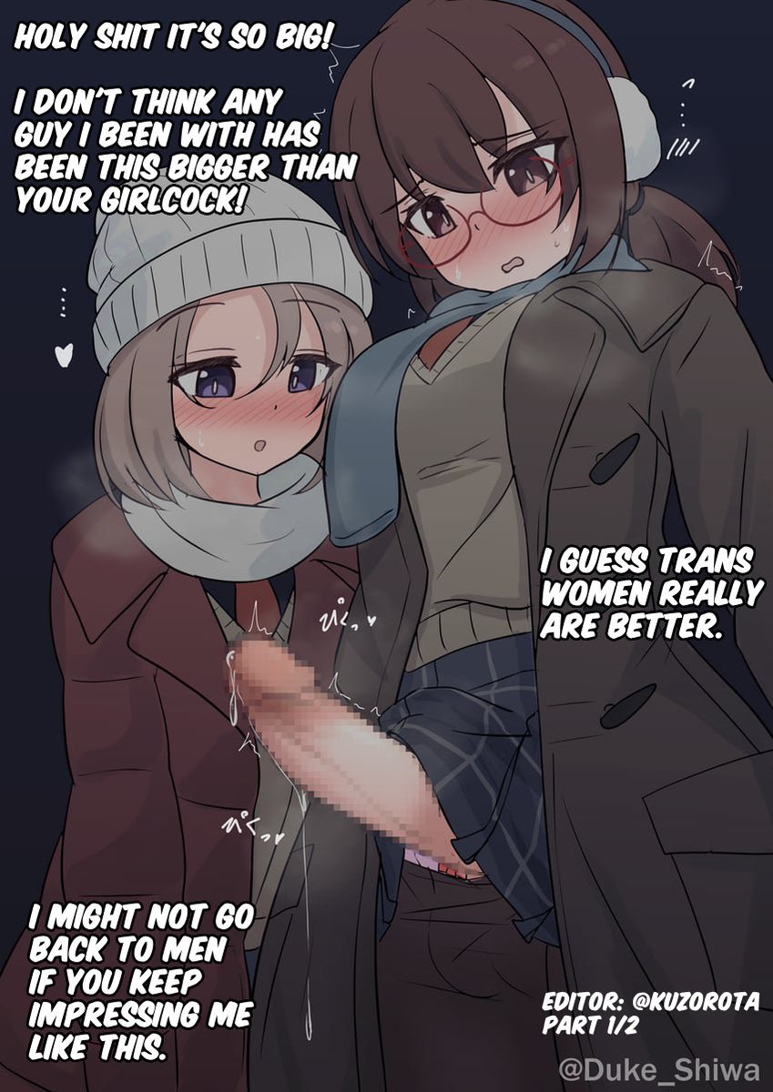 Kuzorota's tweet photo. The Perfect Girlfriend 🏳️‍⚧️

[Wholesome][Trans Supremacy] https://t.co/hhgFUxCBl2