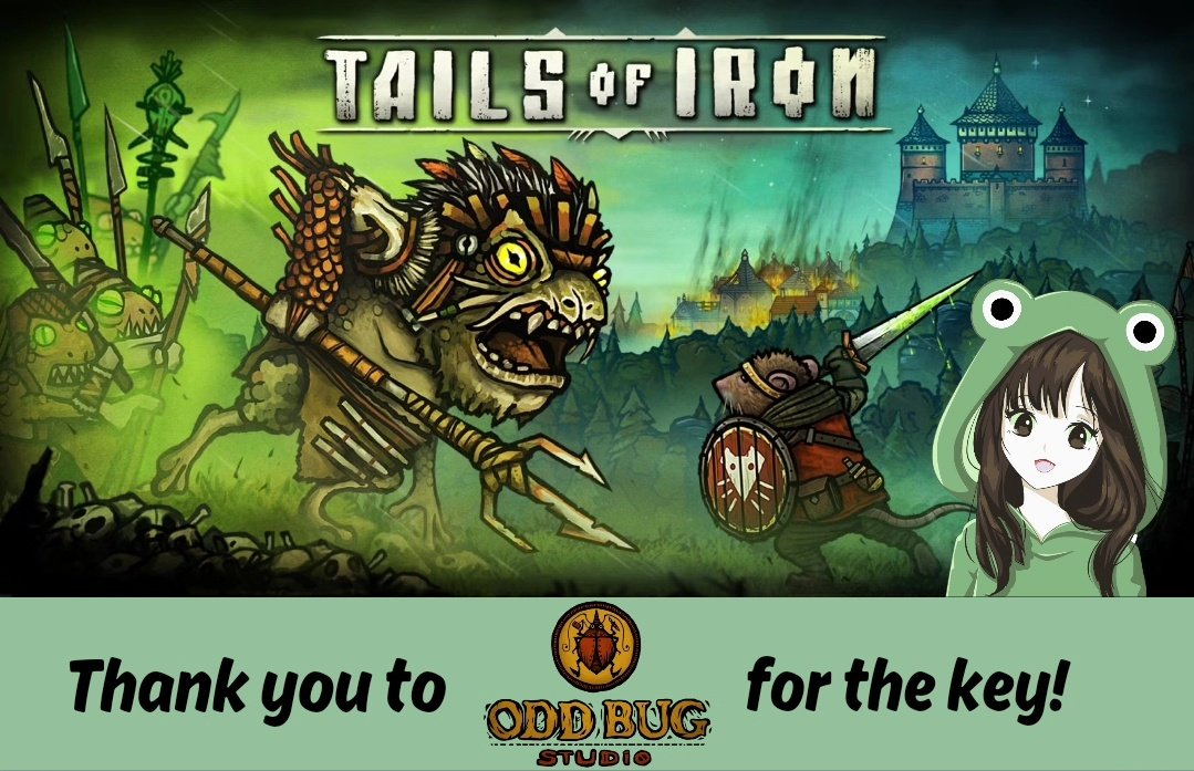 FatalFearGaming's tweet photo. Thank you so much to @quantumfey and @Thedantelu for the raids today! Go follow these two lovely streamers!
We fought back hard against Greenwart tonight and I look forward to playing more of Tails of Iron soon! SO cute. #tailsofiron @OddBugStudio #oddbugstudio #rpg #indiegames https://t.co/2V4EPBQF0j