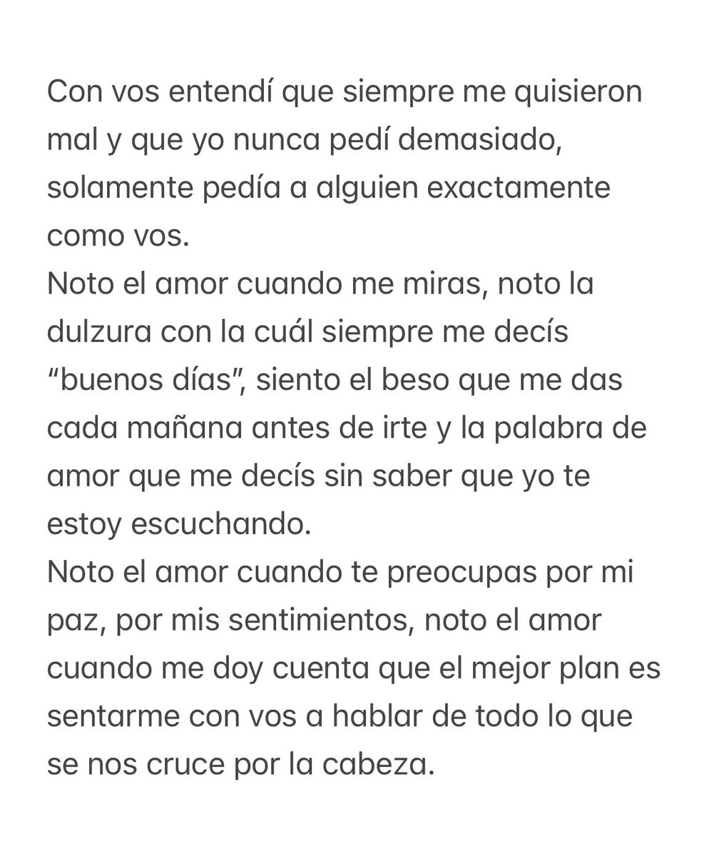 pazcitajulieta_'s tweet photo. “Gracias por enseñarme del amor, gracias por hacerme vivirlo” https://t.co/QFINuDE70t