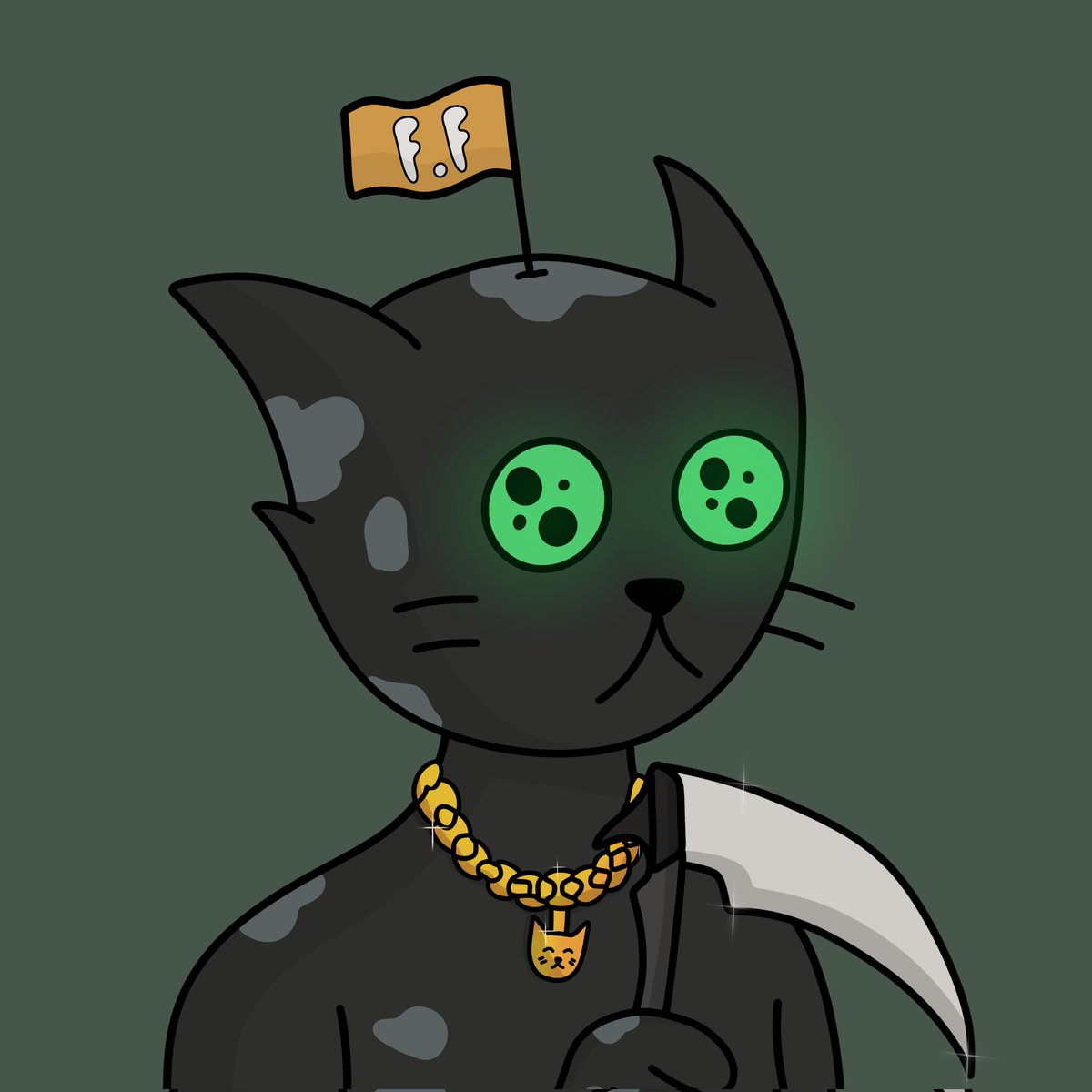 Guru49er's tweet photo. I'm Feline good that I'm in it with Fiendz!!
Where all the @FelineFiendz at??
Show the space who has the hottest kitties!!
#cats 
#Feline 
#NFT https://t.co/ehByfowe1l