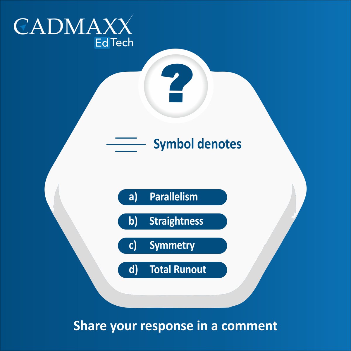 cadmaxxedtech's tweet image. Calling all gearheads, tinkerers, and mechanical minds! It&apos;s time to test your knowledge with a quiz.

Share your answers as comments.

#CadmaxxEdtech #mechanicalquiz #quiz #engineering #drawing #reading #skills #cad #solidworks #catiav5