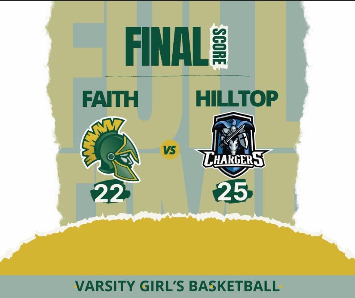 Both varsity teams come up short in their games with Hilltop. Great effort by both teams!
