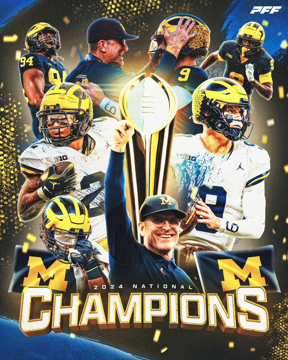THE WOLVERINES ARE NATIONAL CHAMPIONS🏆