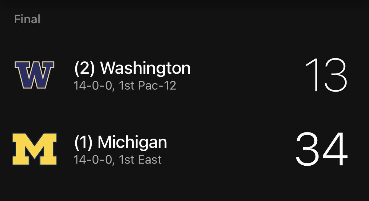 gavinmchughh's tweet photo. 🏆NATIONAL CHAMPIONSHIP🏆

MICHIGAN -4.5✅

Blake Corum 2+ TDs✅

this one felt good. https://t.co/9HqYSo4bjb