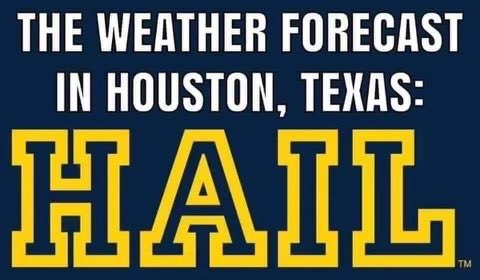 Some extreme weather in Houston tonight.