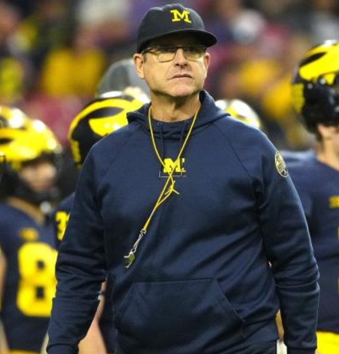 Jim Harbaugh. Gritty player. Pugnacious coach.

20 years from <a href="/USDFootball/">San Diego Football</a> to tonight for his alma mater.