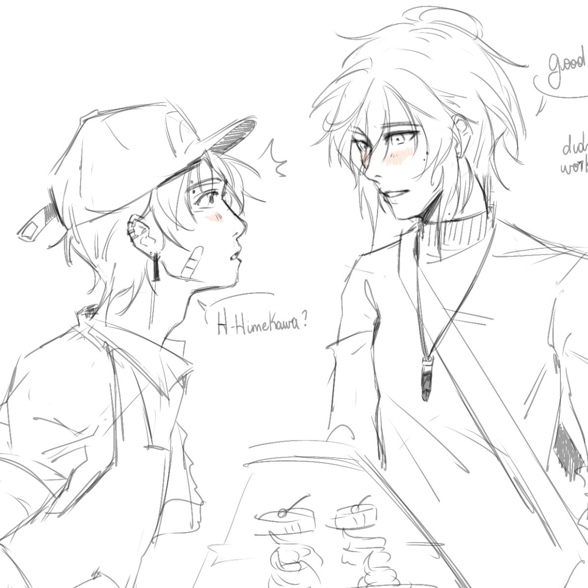 ramunyah's tweet photo. yuki e sho literalmente eu quando tenho hiperfpco nos meus próprios ocs >////< https://t.co/TljPTZIses