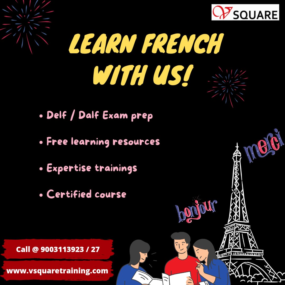 JOIN US - V SQUARE TRAINING ACADEMY 

vsquaretraining.com 

#academy #vsquare #learnenglish #bestcoaching #french #frenchclass #differentstyle #languages #frenchlanguage #languagetraining #frenchtrainings