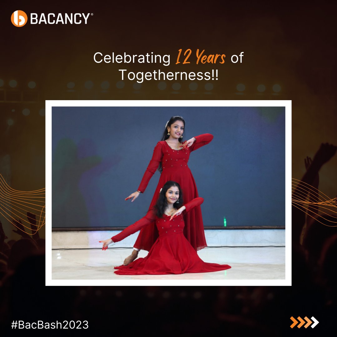 BacancyTech's tweet photo. Cheers to 12 incredible years of innovation, teamwork, and success! #BacBash2023

#12YearsOfBacancy #CelebrationVibes #DanceAndDrumming #MilestoneMoments #TeamSpirit #WorkCulture #EmployeeEngagement #BacancyTechnology #DedicatedToInnovation #GrowWithBacancy https://t.co/GYVc7yWhLX