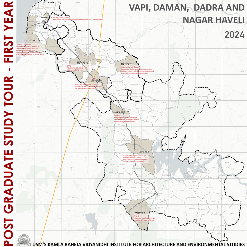KRVIA Postgraduate Study Trip (first year) explores Infrastructural Urbanism, in the context of The National High-Speed Rail, Region around Vapi Station Node.  #urban #conservation #infrastructure #BulletTrainProject 
<a href="/IkaTekAr/">ketaki tare</a>