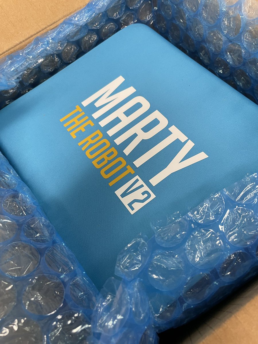 magistrazee's tweet image. Signed up for the FREE trial with @MartyTheRobot from @RoboticalLtd Arrived today.  thanks to @Rdene915 for sharing information about #MartytheRobot